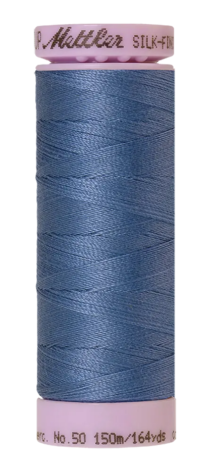 Mettler Cotton Silk Finish 50wt Smoky Blue