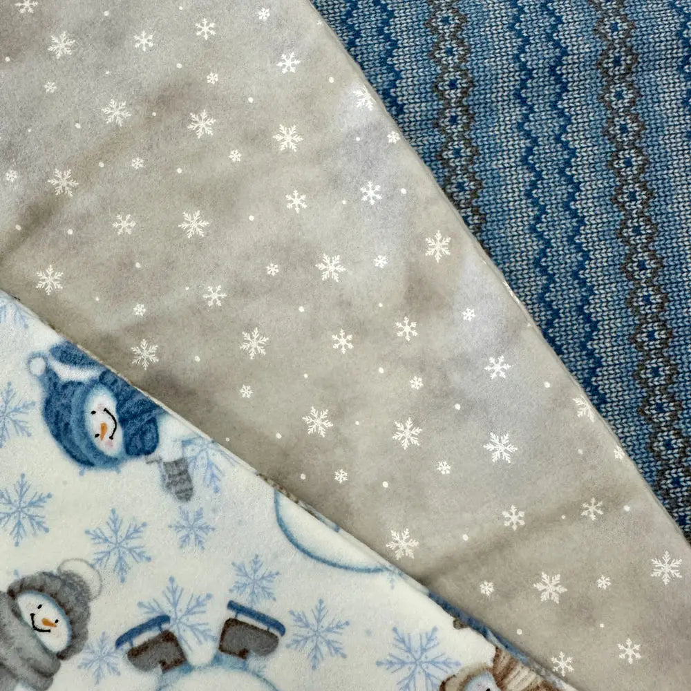 Snow Much Fun Flannel 3 Yard Quilt Top Product Photo