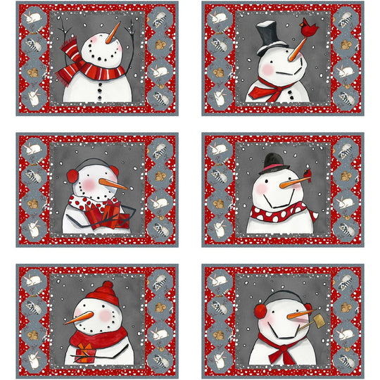 Snowballs Placemat Set Kit