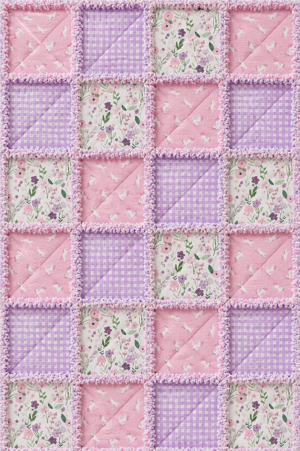 Snuggles & Sparkles Rag Quilt Kit
