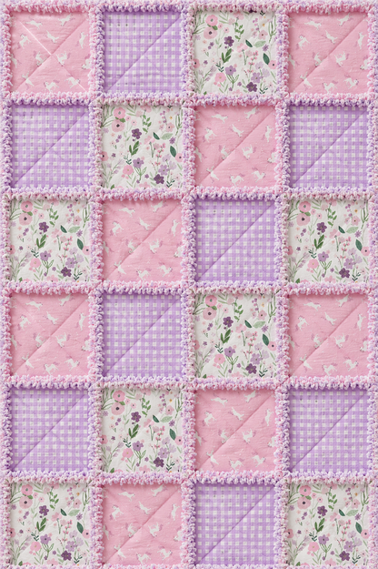 Snuggles & Sparkles Rag Quilt Kit