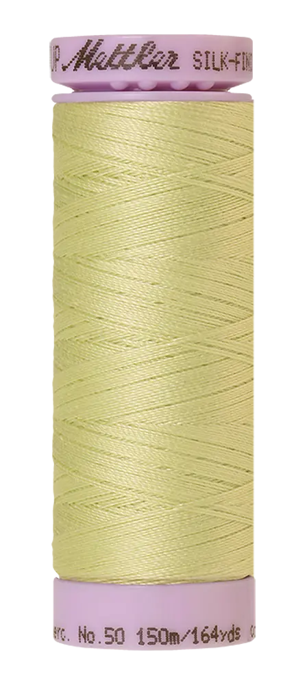 Mettler Cotton Silk Finish 50wt 150m Spring Green