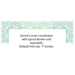 Sprout Corner for Border Digital File