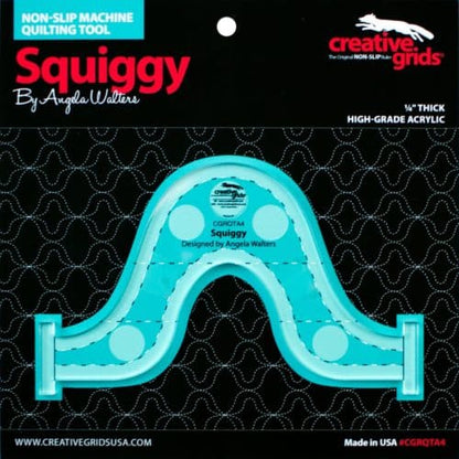 Squiggy Machine Quilting Ruler