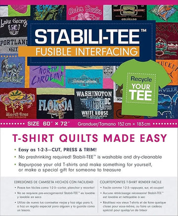Stabili-Tee Fusible Interface Pack - image 1 - quilting supply from Quilted Joy