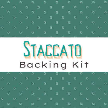 Staccato Backing Kit Wintertale Star Block Pine Product Photo