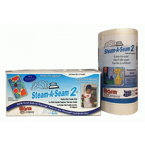 Steam A Seam 2 12" Width lightweight fusible interfacing, available at Quilted Joy