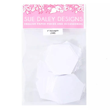Sue Daley 1in Hexagon Papers (100/bag)