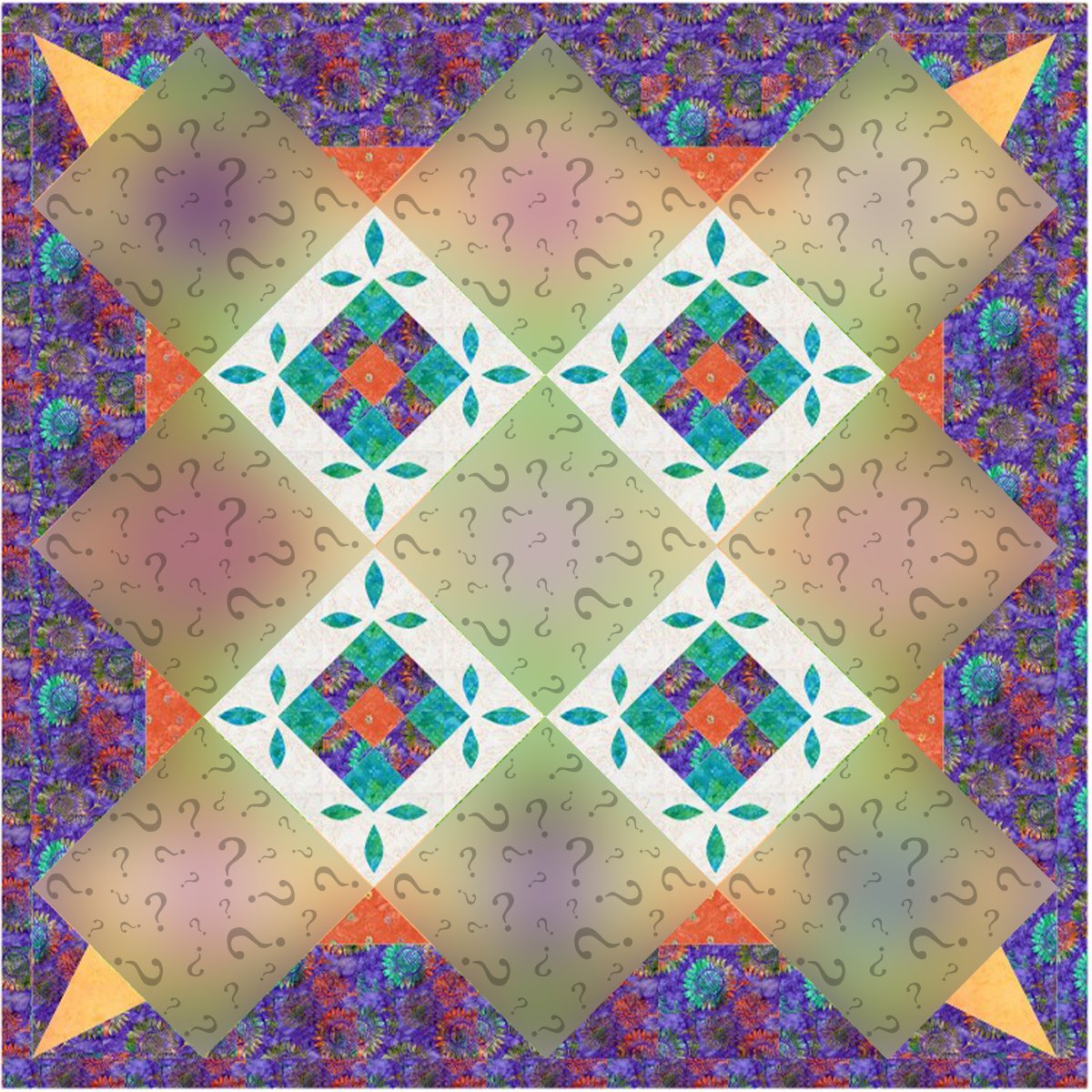 Quilt Fairy Frolic Summer Sorbet Batik Quilt Kit