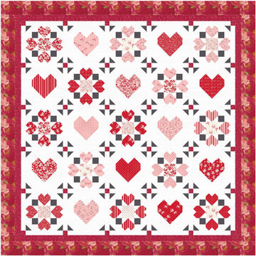 Surrounded By Love Quilt Kit - complete quilt kit with fabric and instructions