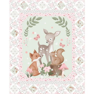 Sweet Woodland Friends Quilt Kit