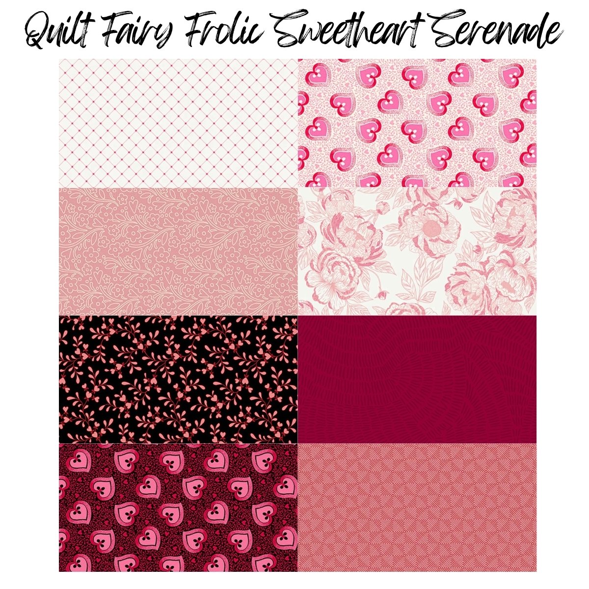 Quilt Fairy Frolic Sweetheart Serenade quilt kit detail