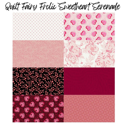 Quilt Fairy Frolic Sweetheart Serenade quilt kit detail
