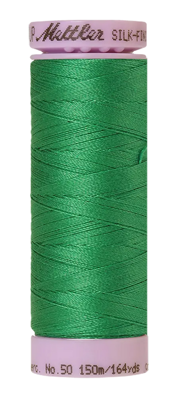 Mettler Cotton Silk Finish 50wt 150m Swiss Ivy - quilting supply from Quilted Joy