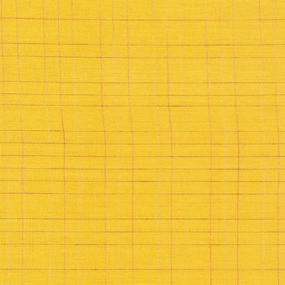 Premium Yarn Dyes Linear Plaid Canary Fabric Yardage