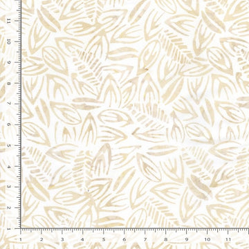 Tonga Coconut Tossed Leaves Batik Fabric Yardage - quilt fabric for sewing and quilting projects