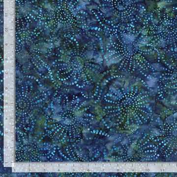 Tonga Midnight Raindrops Batik Fabric Yardage - quilt fabric for sewing and quilting projects