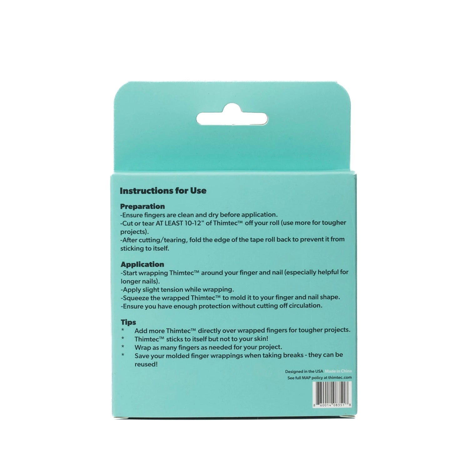 Thimtec Thimble Tape Acid Wash - image 3 - quilting supply from Quilted Joy