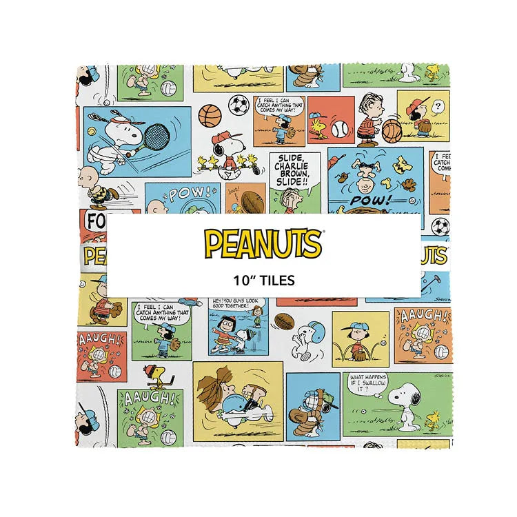 Peanuts 10" Tiles - quilting supply from Quilted Joy