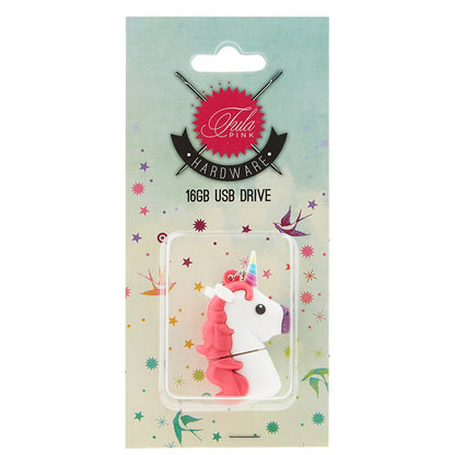 Tula Pink USB Unicorn White 16 GB