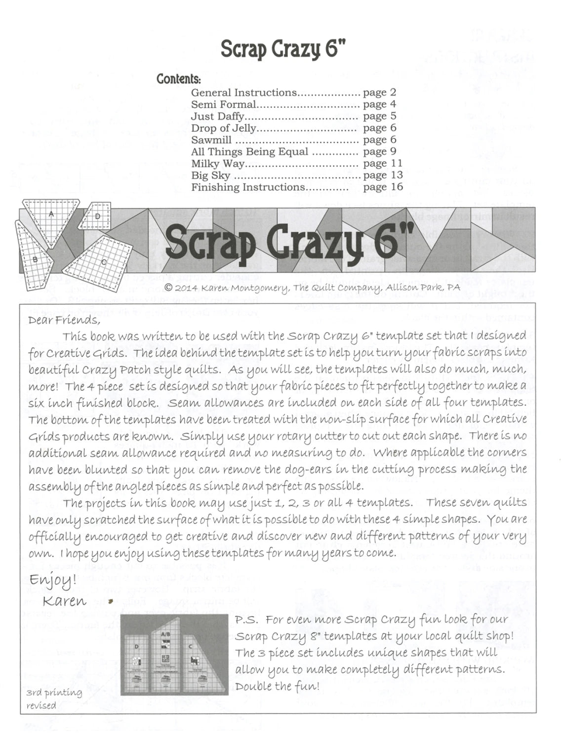 Scrap Crazy 6 acrylic template close-up showing precise ruler markings and grids