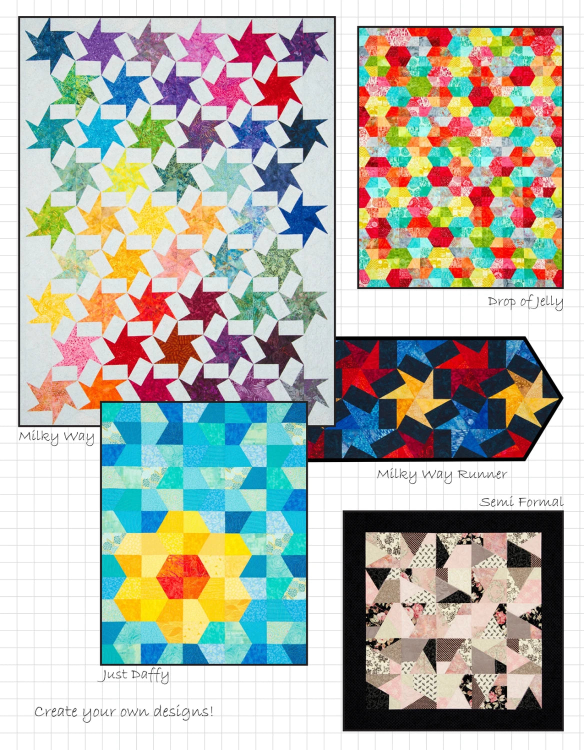 Scrap Crazy 6 sample quilt block made with the Creative Grids template