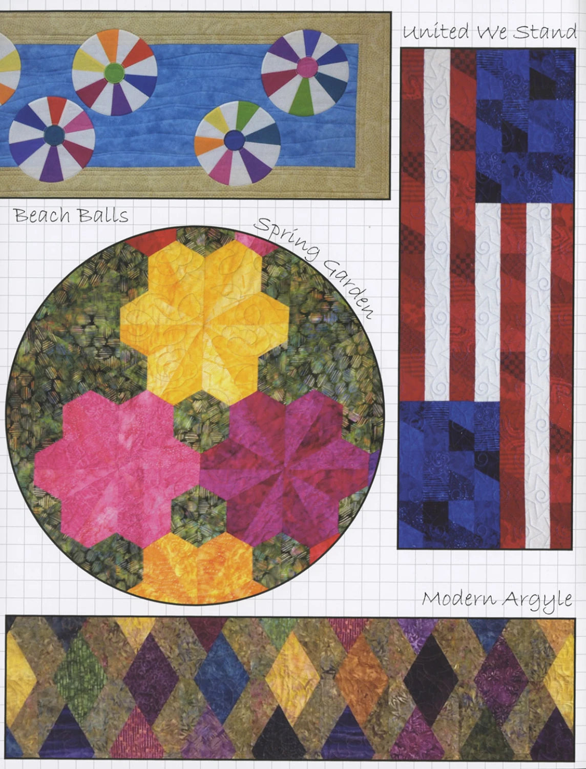 Crazy for More close-up quilt block detail made with Scrap Crazy ruler technique