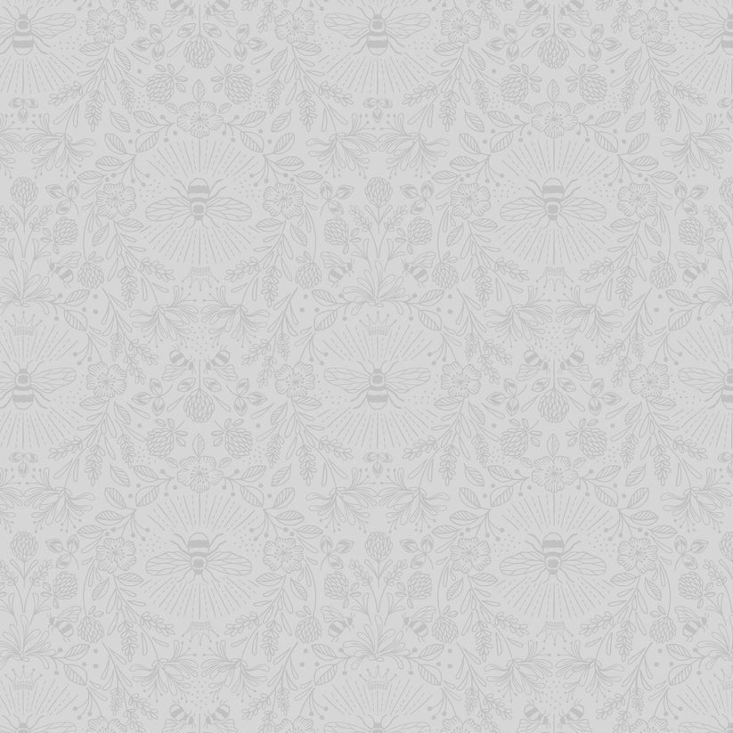Tiny Tonals grey on grey Queen Bee tonal fabric yardage