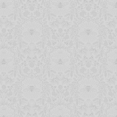 Tiny Tonals Grey on Grey Queen Bee Fabric Yardage