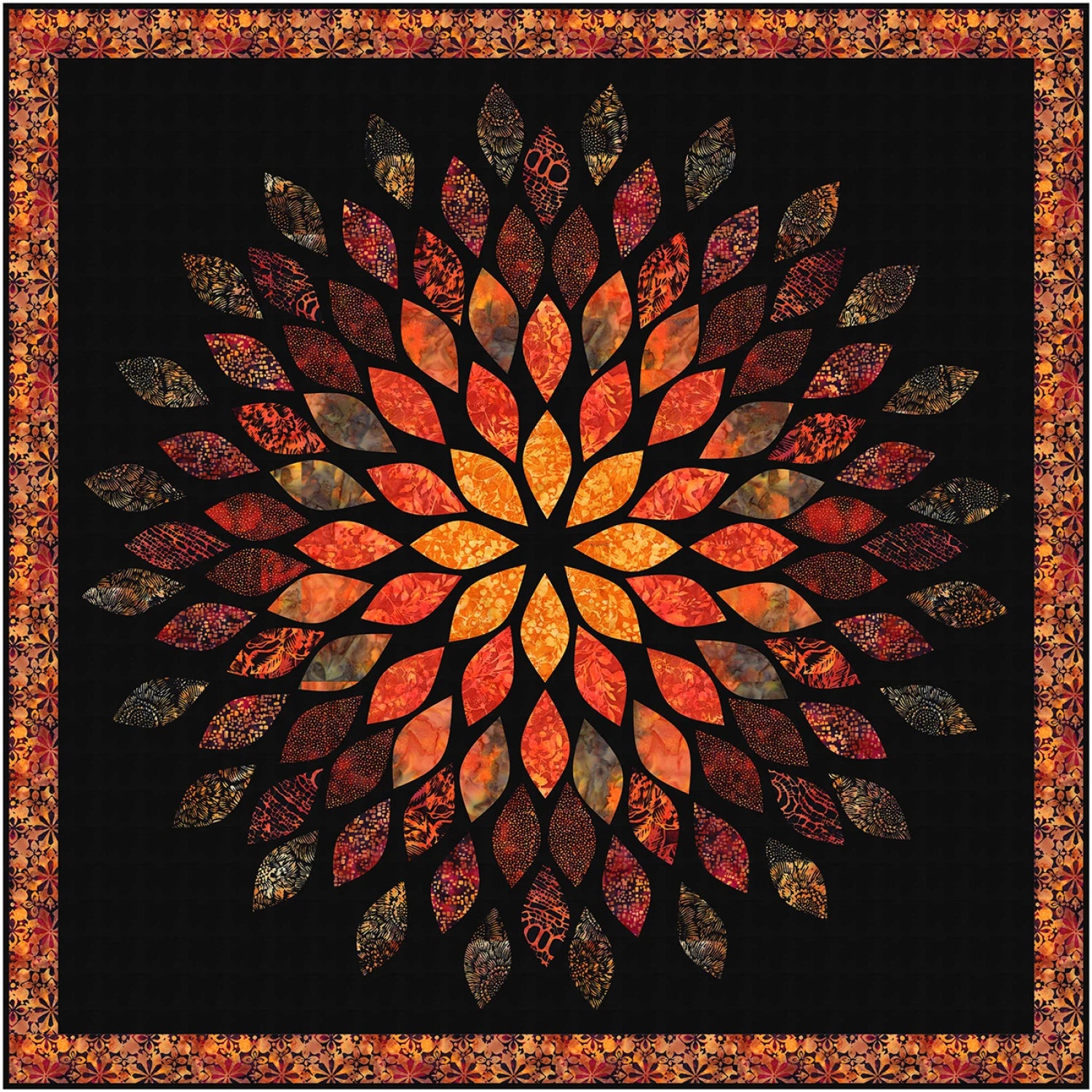 Mums the Word Quilt Pattern - image 3 - quilting pattern with step-by-step instructions