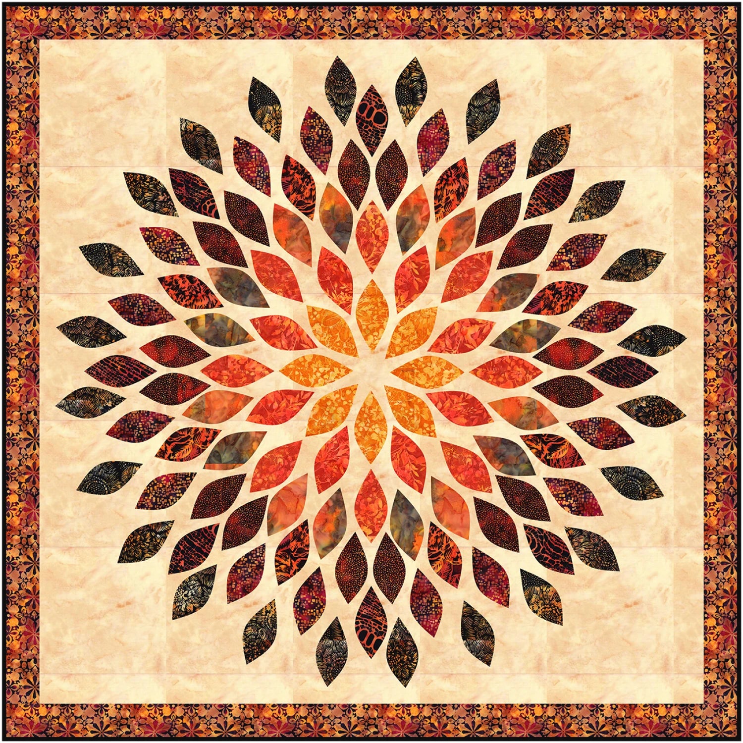 Mums the Word Quilt Pattern - image 4 - quilting pattern with step-by-step instructions