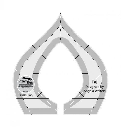 Taj Machine Quilting Ruler