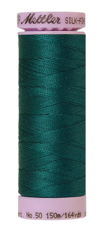 Mettler Cotton Silk Finish 50wt 150m Tidepool