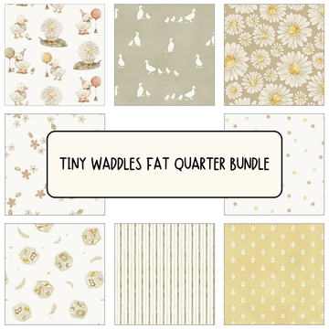 Tiny Waddles Fat Quarter Bundle - fat quarter quilt fabric cut