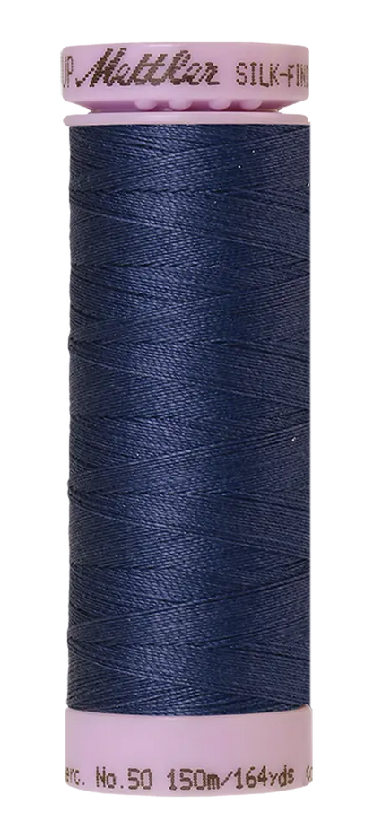 Mettler Cotton Silk Finish 50wt True Navy