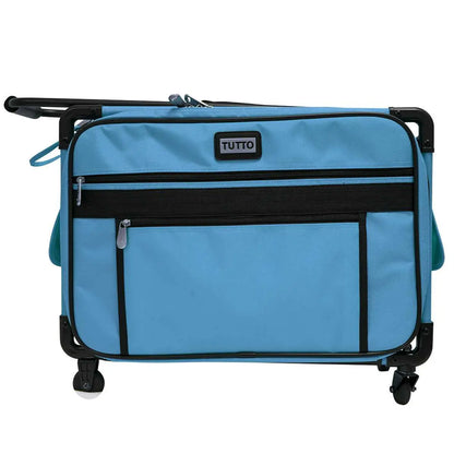 Tutto 20" Turquoise Sewing Machine Case On Wheels Medium