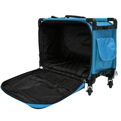 Tutto 20" Turquoise Sewing Machine Case On Wheels Medium