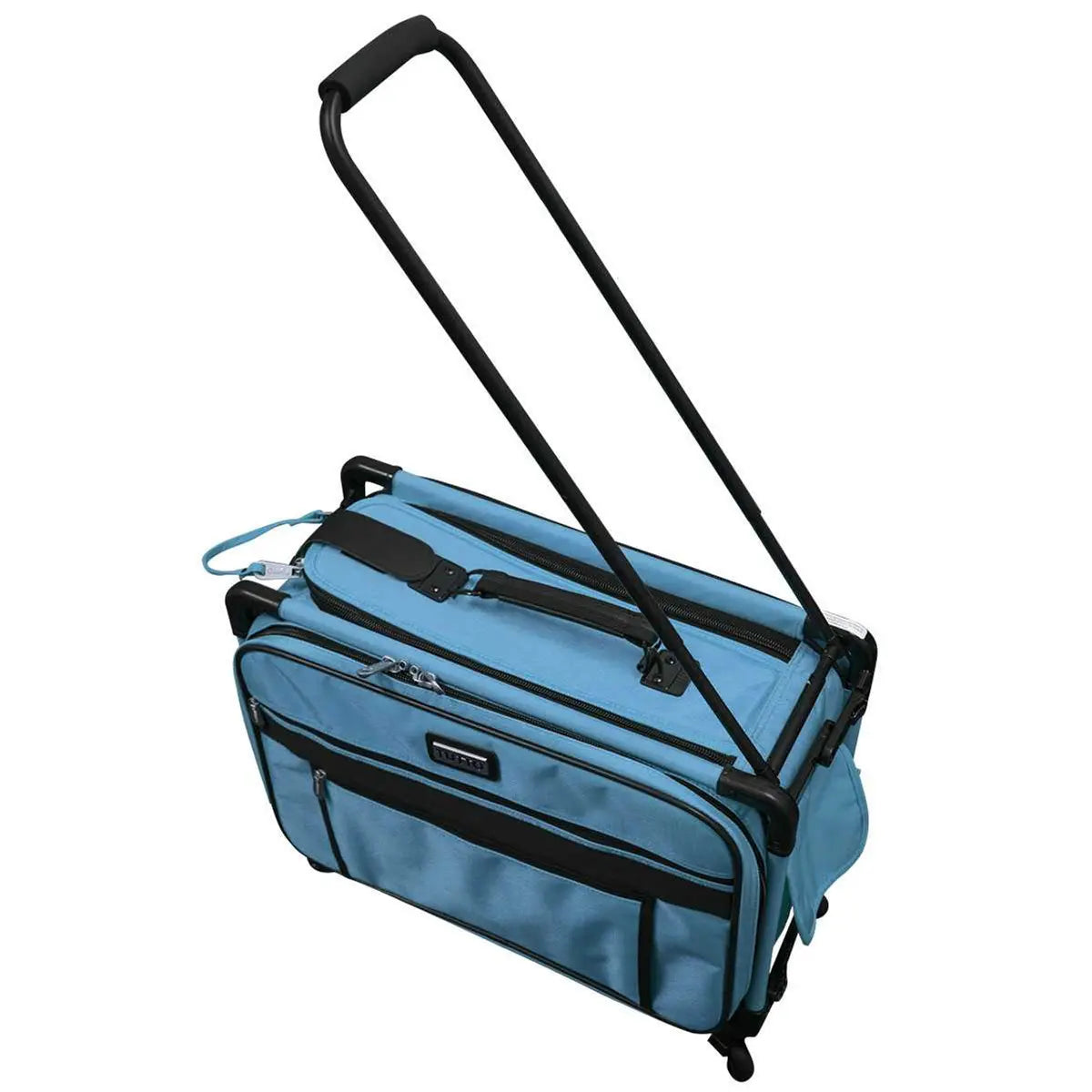 Tutto 20" Turquoise Sewing Machine Case On Wheels Medium