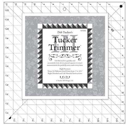 Tucker Trimmer III ruler packaging detail view