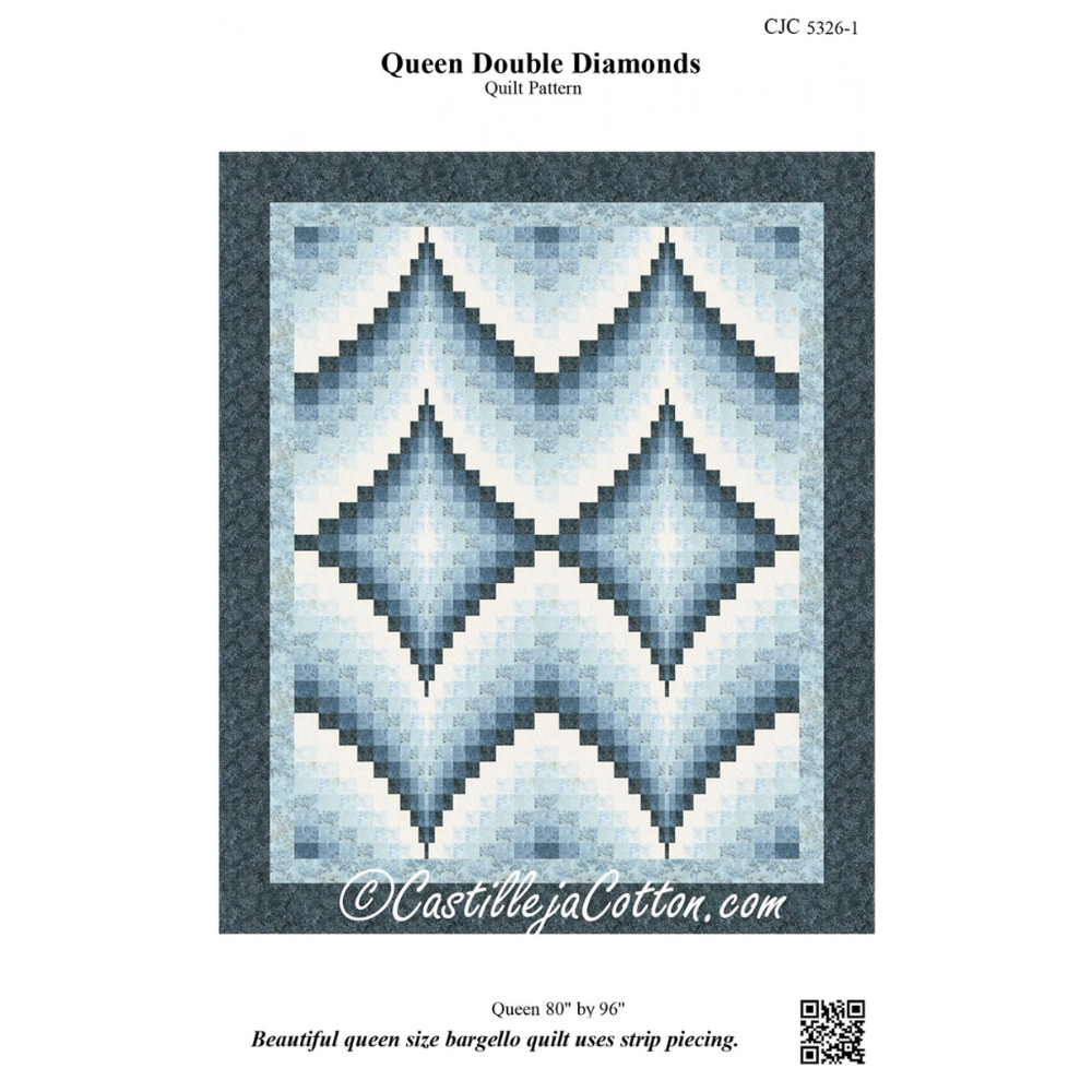 queen double diamonds quilt pattern Product Photo