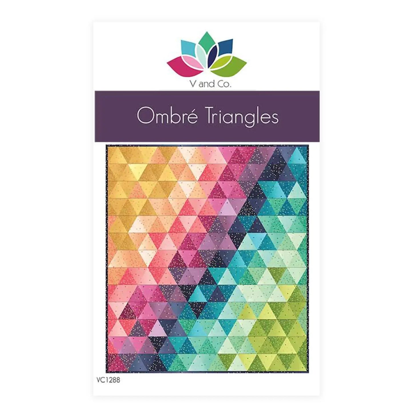 Ombre Triangles Pattern