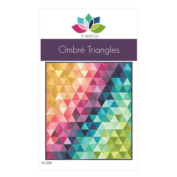 Ombre Triangles Pattern