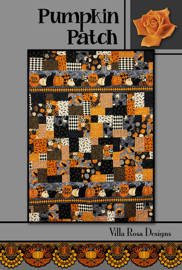 Pumpkin Patch Quilt Pattern - quilting pattern with step-by-step instructions