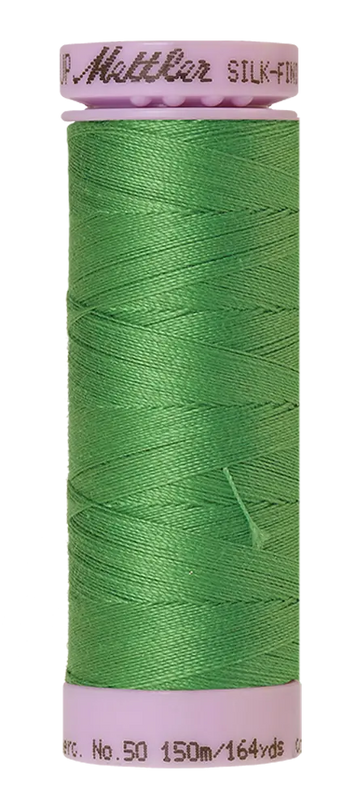 Mettler Cotton Silk Finish 50wt 150m Vibrant Green