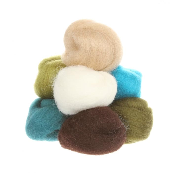 Wool Roving 15in Assortment Chic