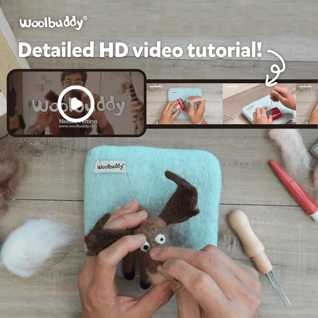 Fox DIY Needle Felting Kit