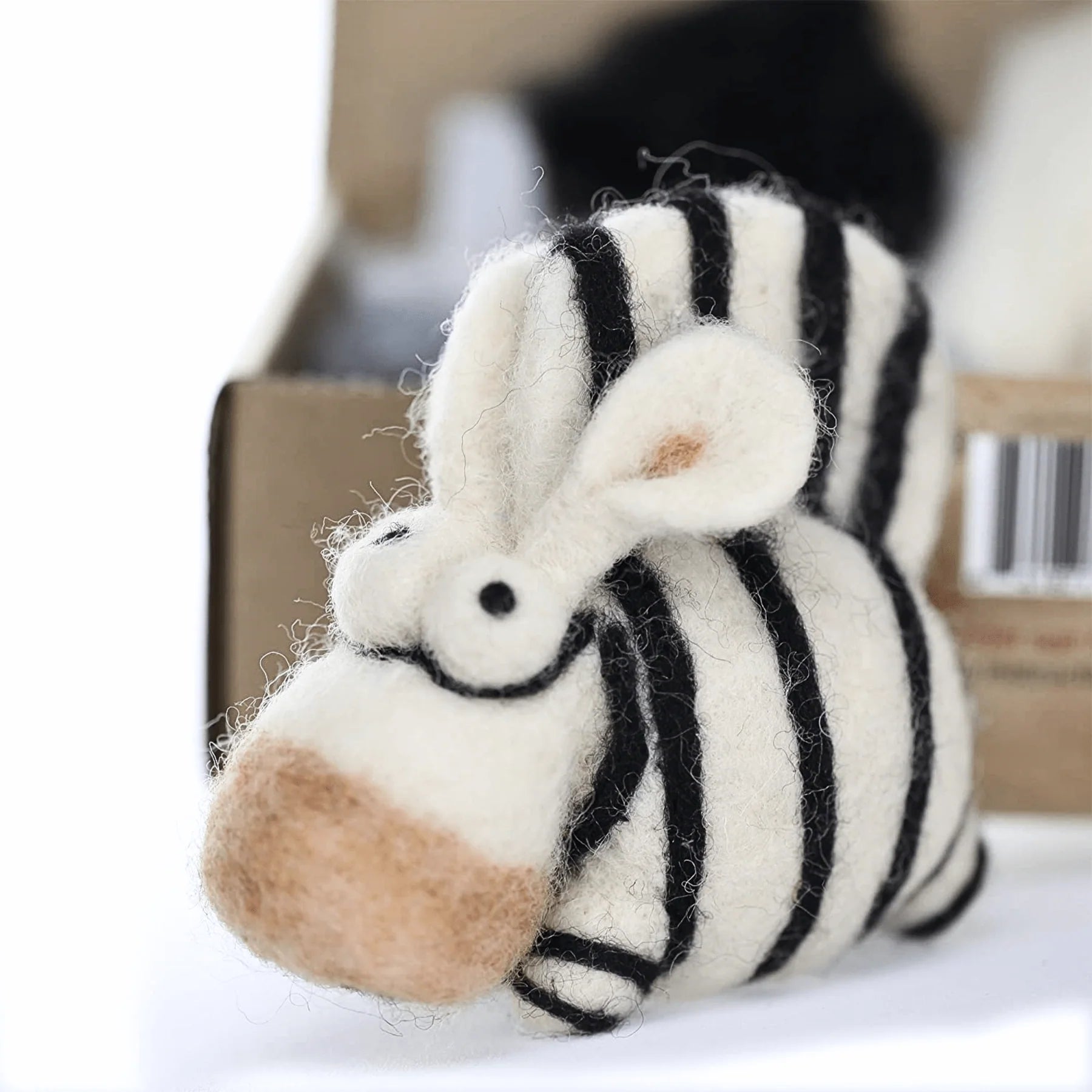 Zebra DIY Needle Felting Kit