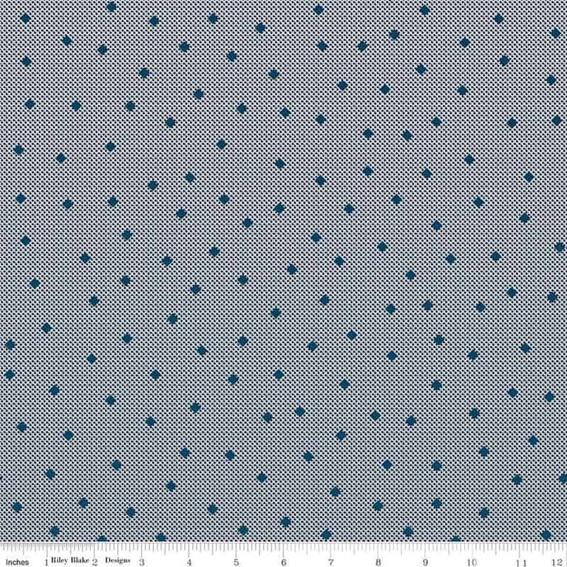Serenity Blues Gemstones Ombre Navy 108″ Wide Quilt Backing Fabric