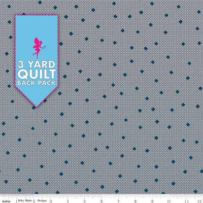 Serenity Blues Navy Gemstones Ombre 108" Wide 3 Yard Quilt Fabric Back Pack