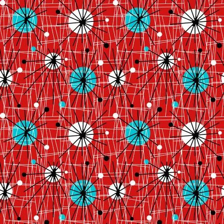 Atomic Cherry 108" Wide 3 Yard Quilt Fabric Back Pack